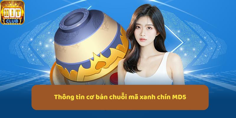 Thông tin cơ bản chuỗi mã xanh chín MD5